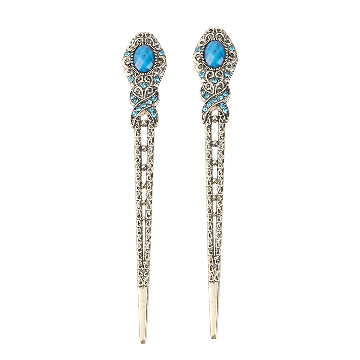 2PCS Rhinestone Hairpin Bronze Claw Clip Women Traditional Chinese Style Elegant Accessories
2PCS Rhinestone Hairpin Bronze Claw Clip Women Traditional Chinese Style Elegant Accessories
