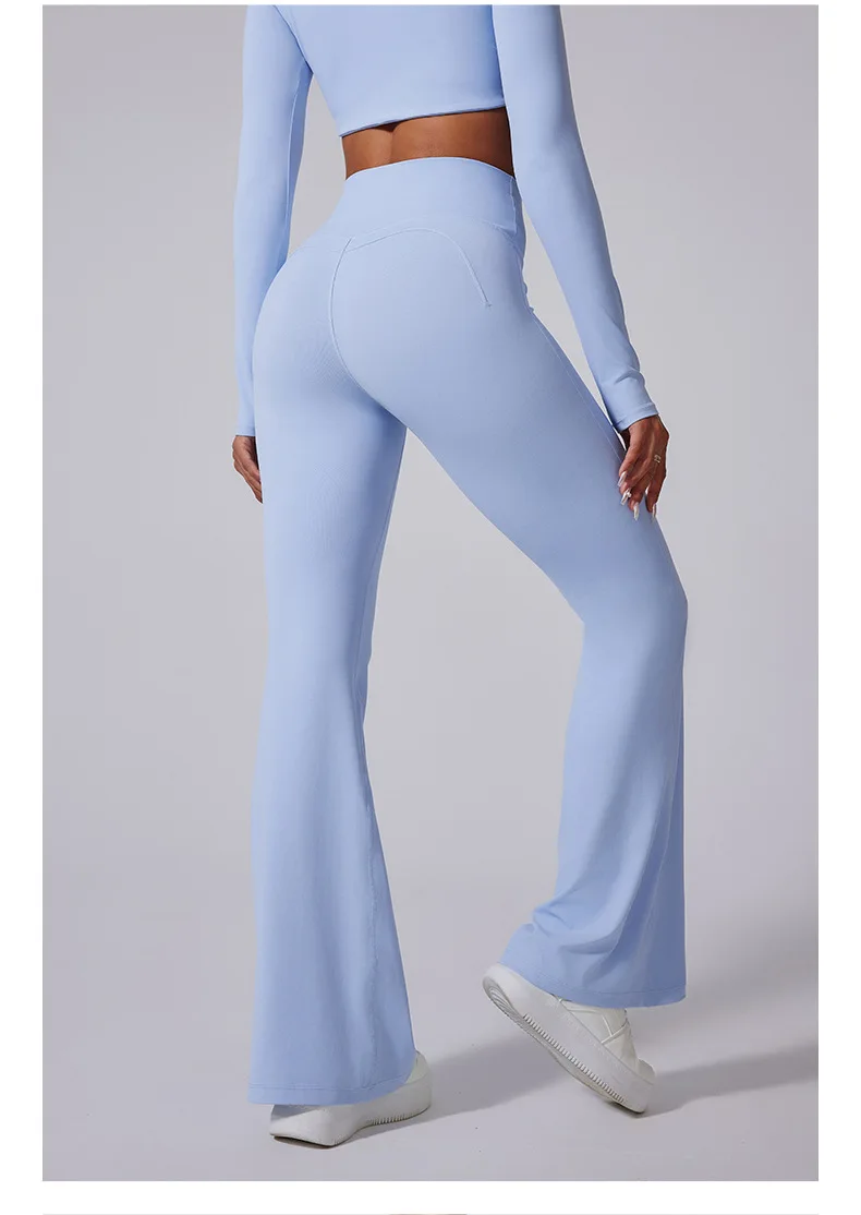 2025 Women's Stretch Soft Cross Waist Flared Pants Yoga Fitness Casual Wide Leg Pants Sports Fitness Pants Women's Clothing 1PCS
2025 Women's Stretch Soft Cross Waist Flared Pants Yoga Fitness Casual Wide Leg Pants Sports Fitness Pants Women's Clothing 1PCS