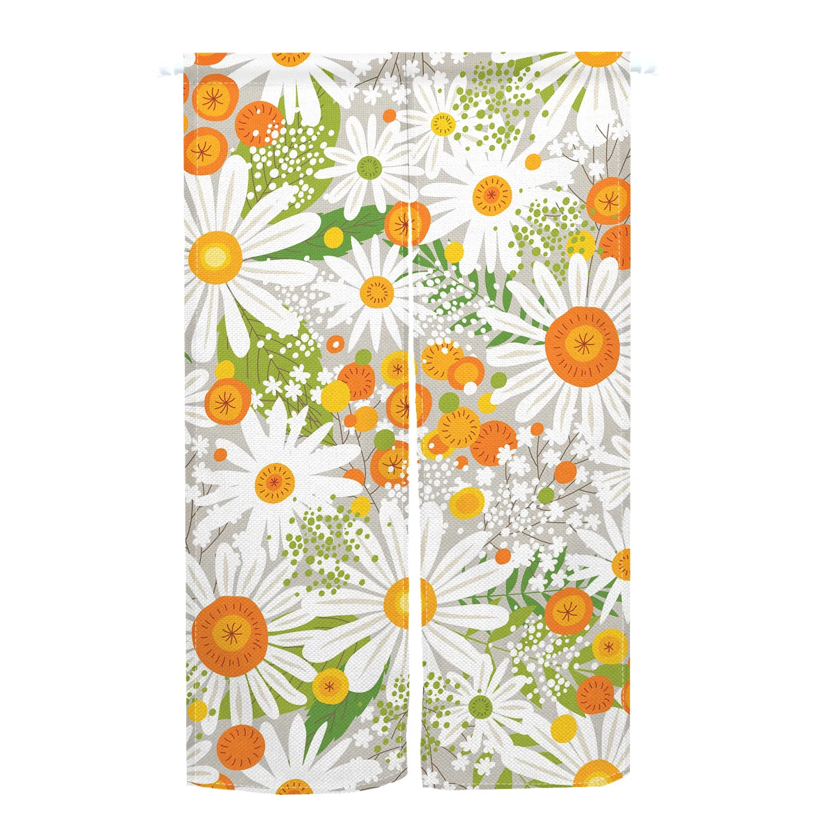 Daisy Flowers Door Curtain Noren Japanese Style Half-split Opaque Doorway Curtain Bedroom Partition Kitchen Entrance Decoration 
Daisy Flowers Door Curtain Noren Japanese Style Half-split Opaque Doorway Curtain Bedroom Partition Kitchen Entrance Decoration