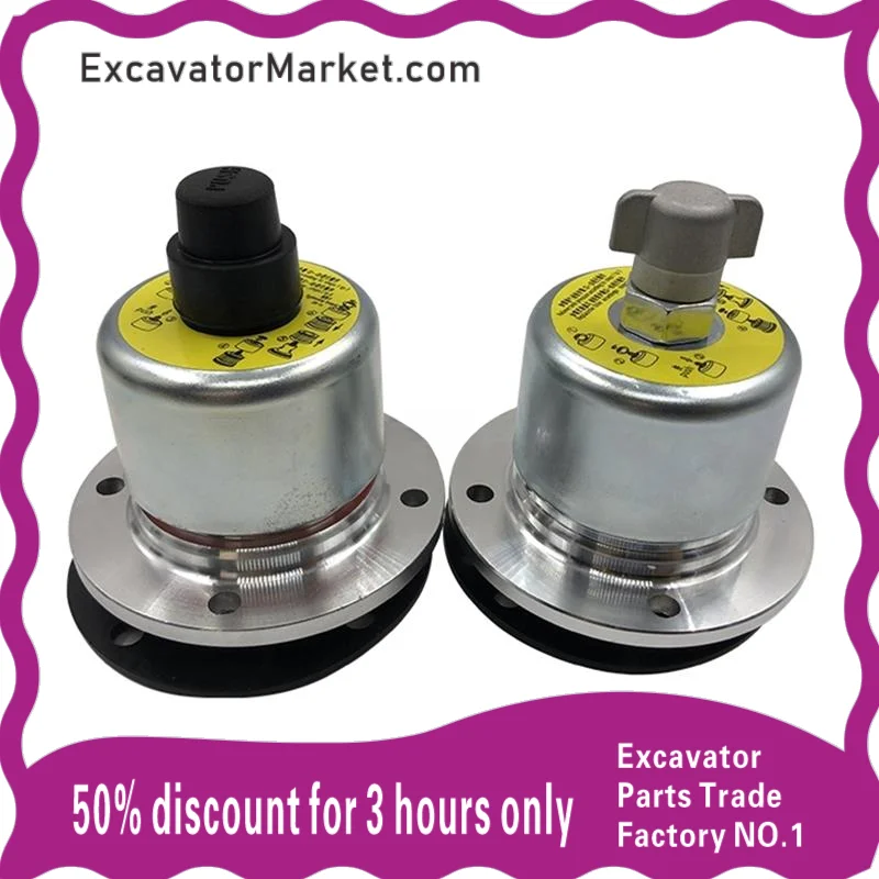 Excavator Hydraulic Fuel Tank Cap Exhaust Valve Breathing Filter Bleed Valve For Kobelco SK75 140-8 200-8 excavator Parts
Excavator Hydraulic Fuel Tank Cap Exhaust Valve Breathing Filter Bleed Valve For Kobelco SK75 140-8 200-8 excavator Parts