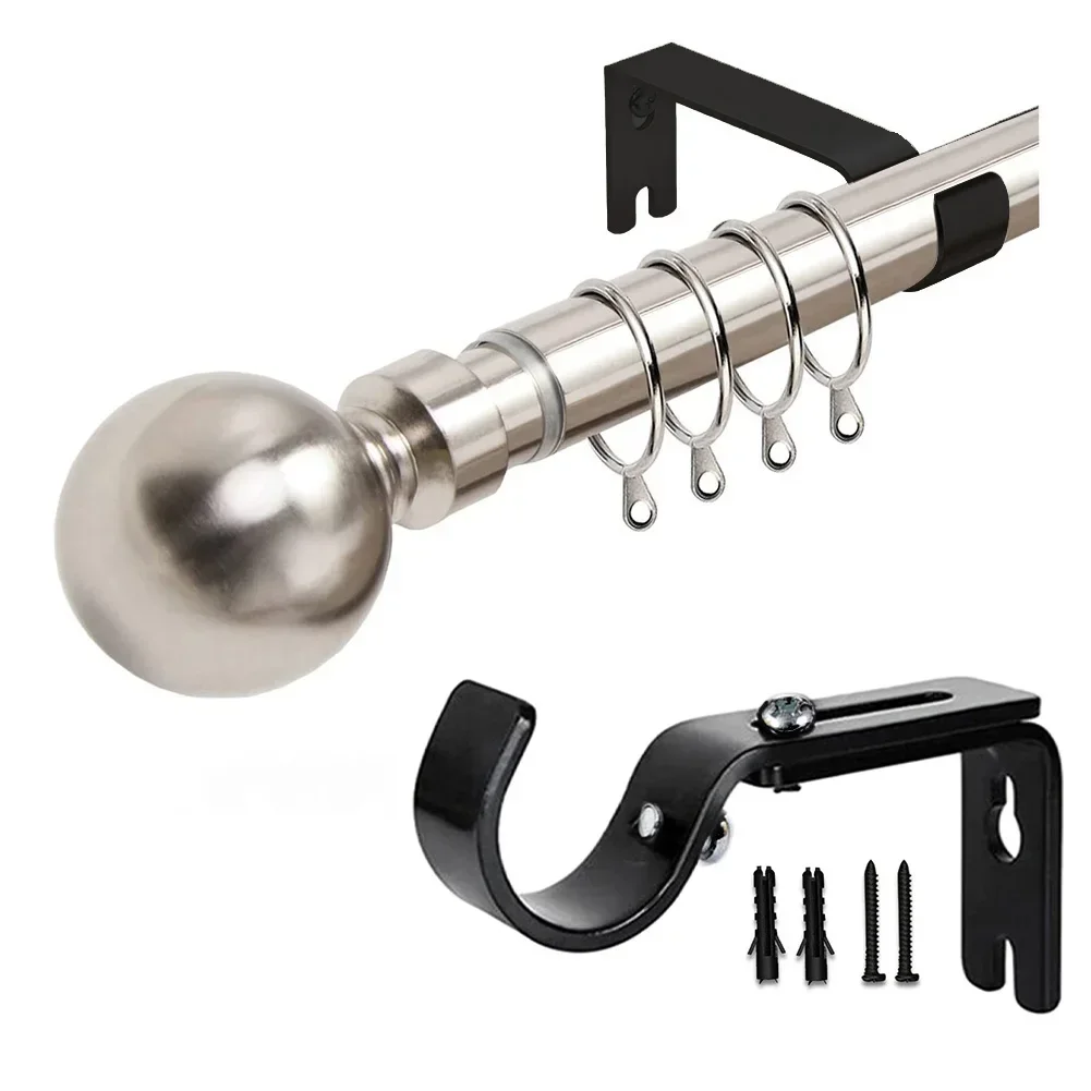Metal Curtain Rod Brackets Set For Drapery Rod Poles With Screws And Fittings For Curtain Rod Brackets Holder Hardware
Metal Curtain Rod Brackets Set For Drapery Rod Poles With Screws And Fittings For Curtain Rod Brackets Holder Hardware