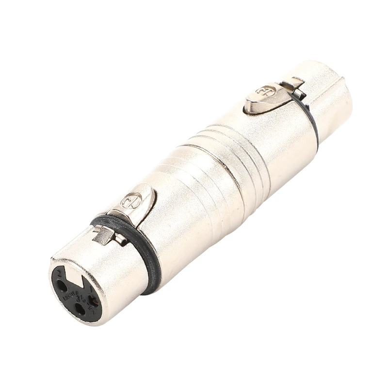 XLR 3-core Audio Conversion Plug NA3FF NA3MM Male/Female To Male/Female Audio Adapter Connector For Microphone balanced Speaker
XLR 3-core Audio Conversion Plug NA3FF NA3MM Male/Female To Male/Female Audio Adapter Connector For Microphone balanced Speaker