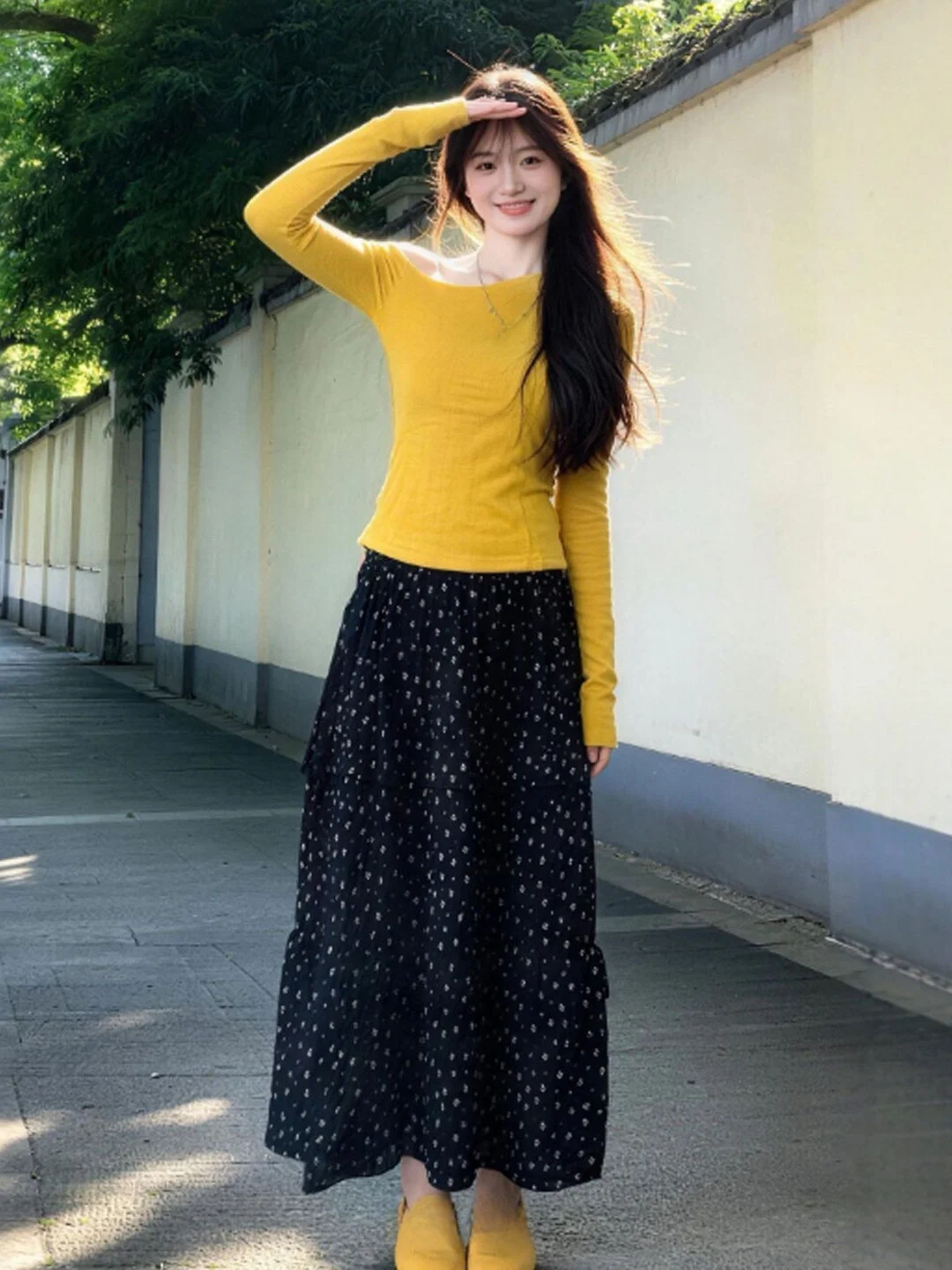 Gentle Wind Beautiful Floral f Skirt Two-Piece Set Age-Defng oulder Baring Top Comfortable Spring Faion for Women
Gentle Wind Beautiful Floral f Skirt Two-Piece Set Age-Defng oulder Baring Top Comfortable Spring Faion for Women