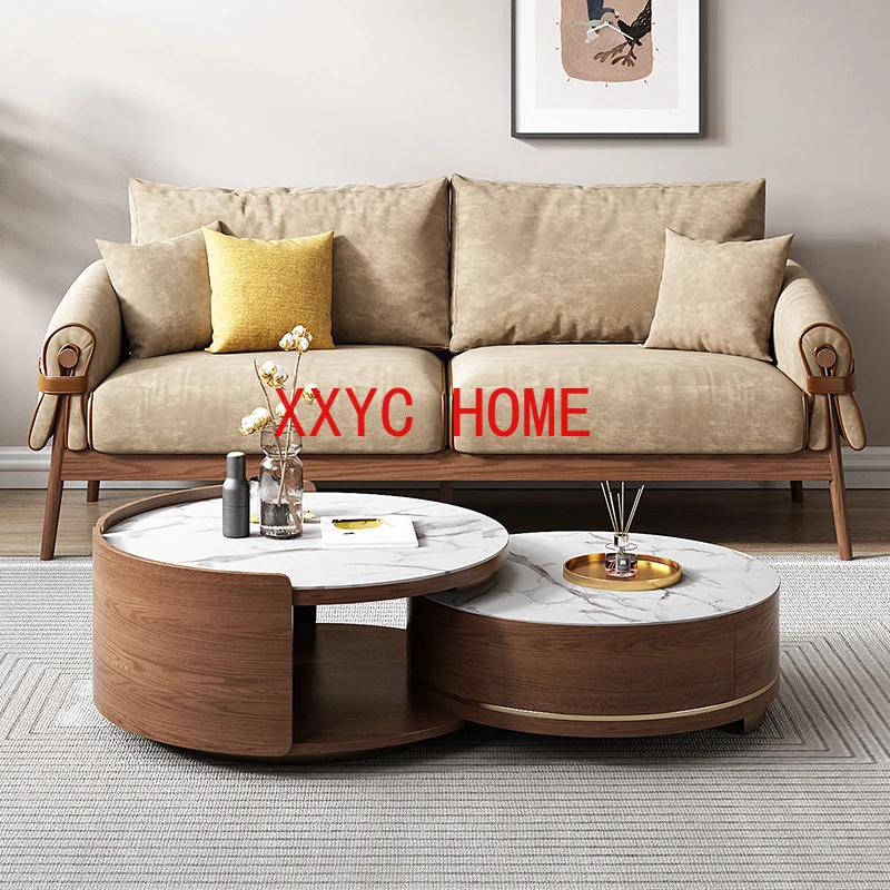 Simple round Stone Plate Coffee Combination Small Apartment Nordic Simple Retractable SizeTable
Simple round Stone Plate Coffee Combination Small Apartment Nordic Simple Retractable SizeTable