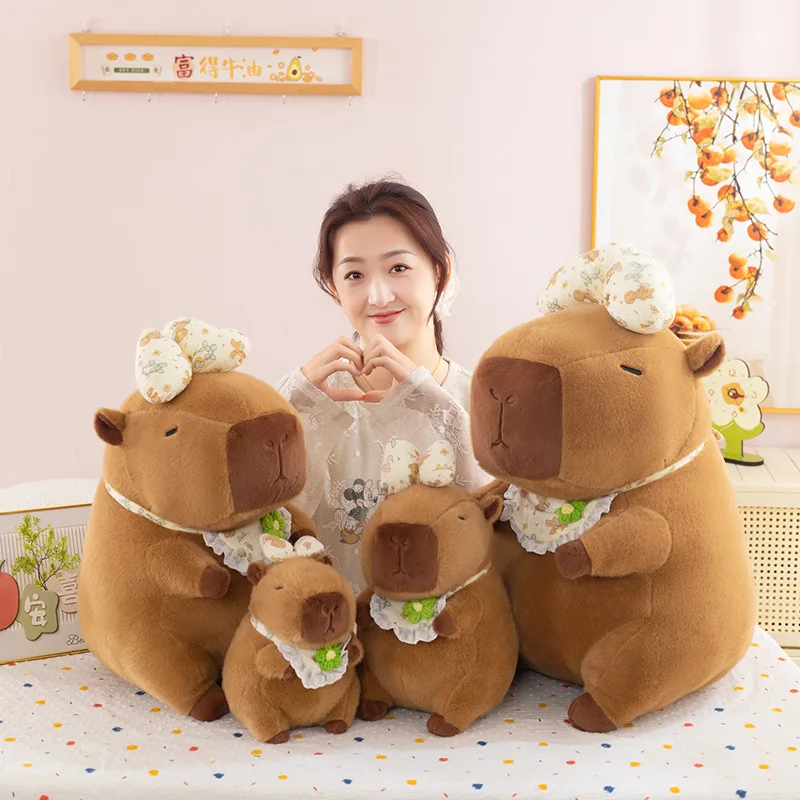 New bow apron capybara plush toy cute capybara doll pillow birthday gift20cm/45cm
New bow apron capybara plush toy cute capybara doll pillow birthday gift20cm/45cm