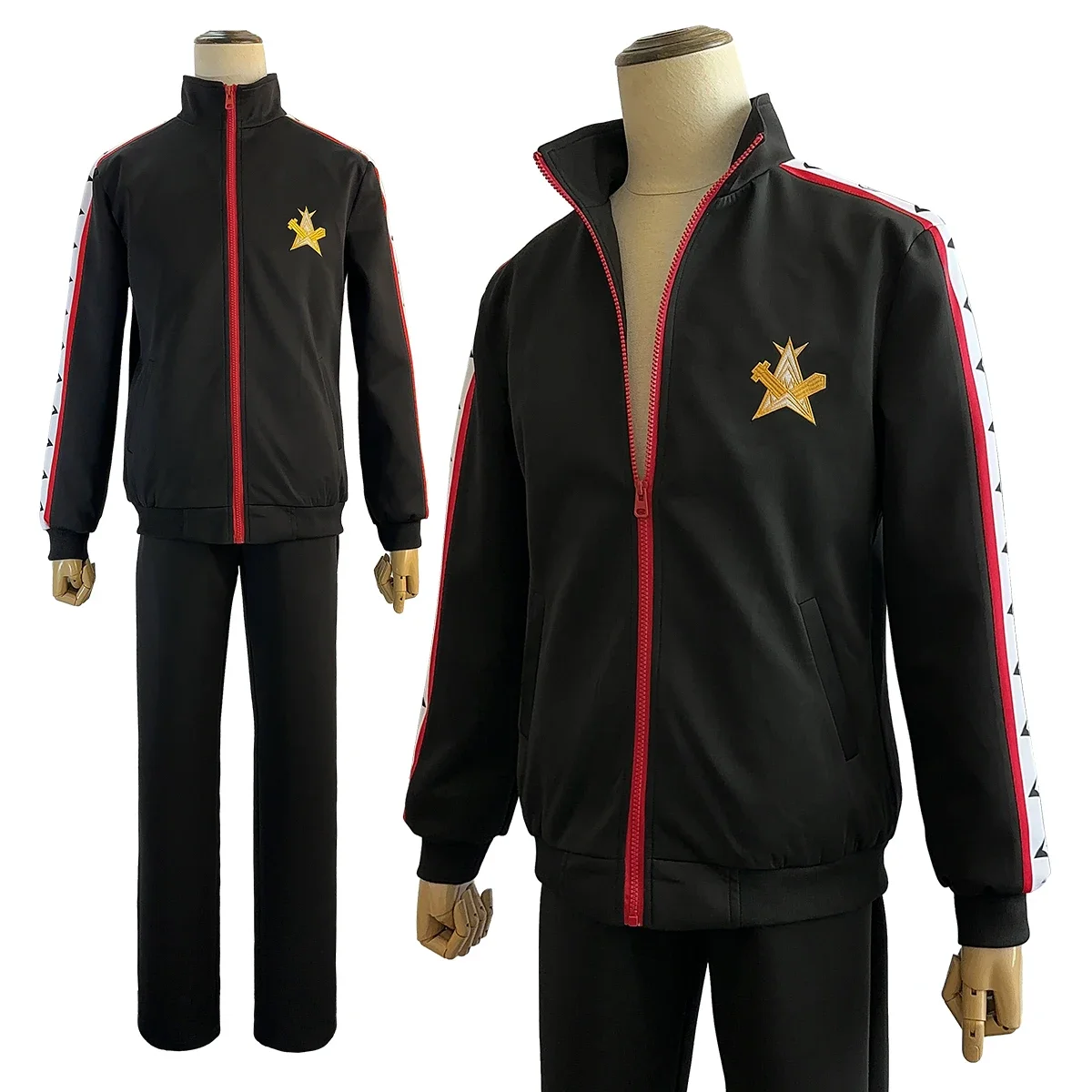 Cosplay Free Anime Rin Matsuoka Sosuke Yamazaki Cosplay Costume Samezuka School Uniform Tracksuit Daily Wear Embroidery Christma
Cosplay Free Anime Rin Matsuoka Sosuke Yamazaki Cosplay Costume Samezuka School Uniform Tracksuit Daily Wear Embroidery Christma