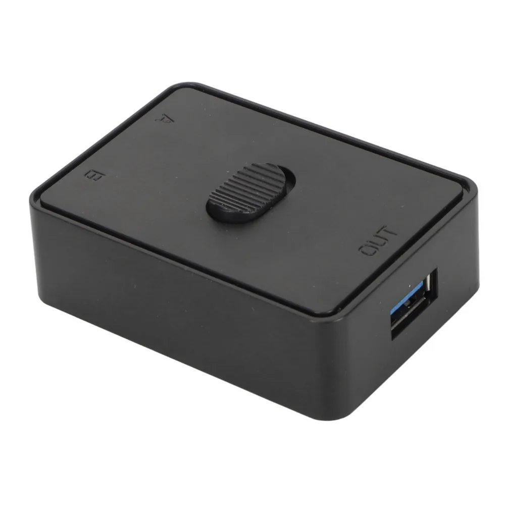 Portable 2 in 1 Out/ 1 in 2 Out USB 3.0 Switch Plug and Play High Speed USB KVM Switch USB Switch Selector Mouse
Portable 2 in 1 Out/ 1 in 2 Out USB 3.0 Switch Plug and Play High Speed USB KVM Switch USB Switch Selector Mouse