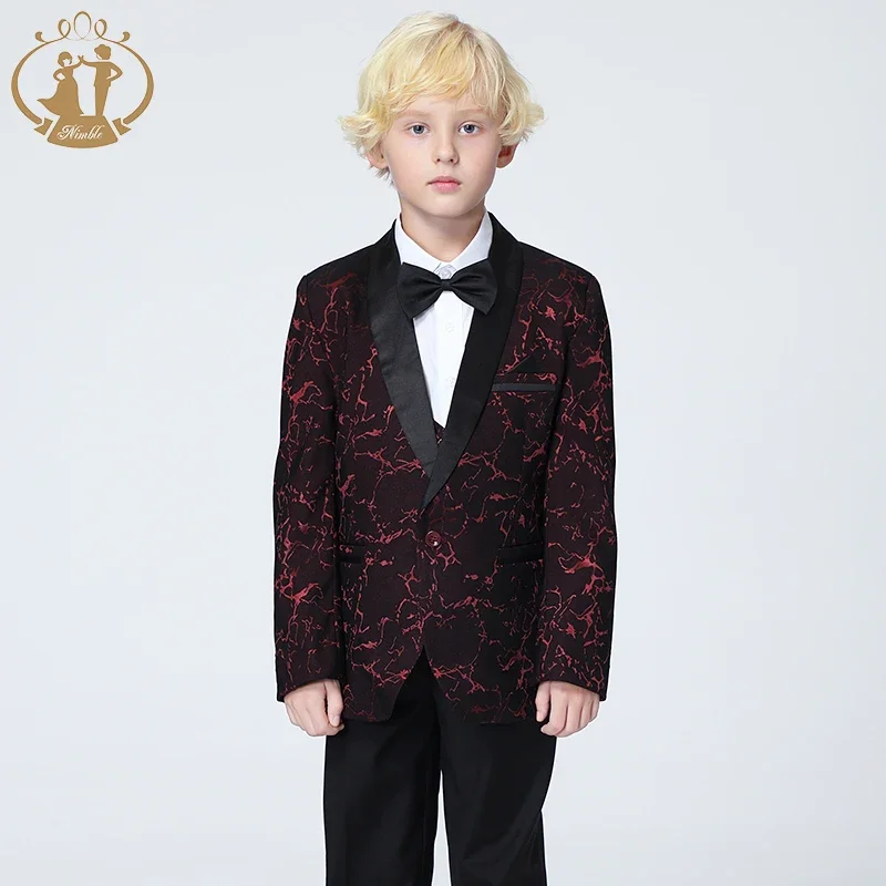 Spring Autumn Formal Boys Suit Set Children Party Host Wedding Costume Kids Blazer Vest Pants 3Pcs Wholesale Clothing Red
Spring Autumn Formal Boys Suit Set Children Party Host Wedding Costume Kids Blazer Vest Pants 3Pcs Wholesale Clothing Red