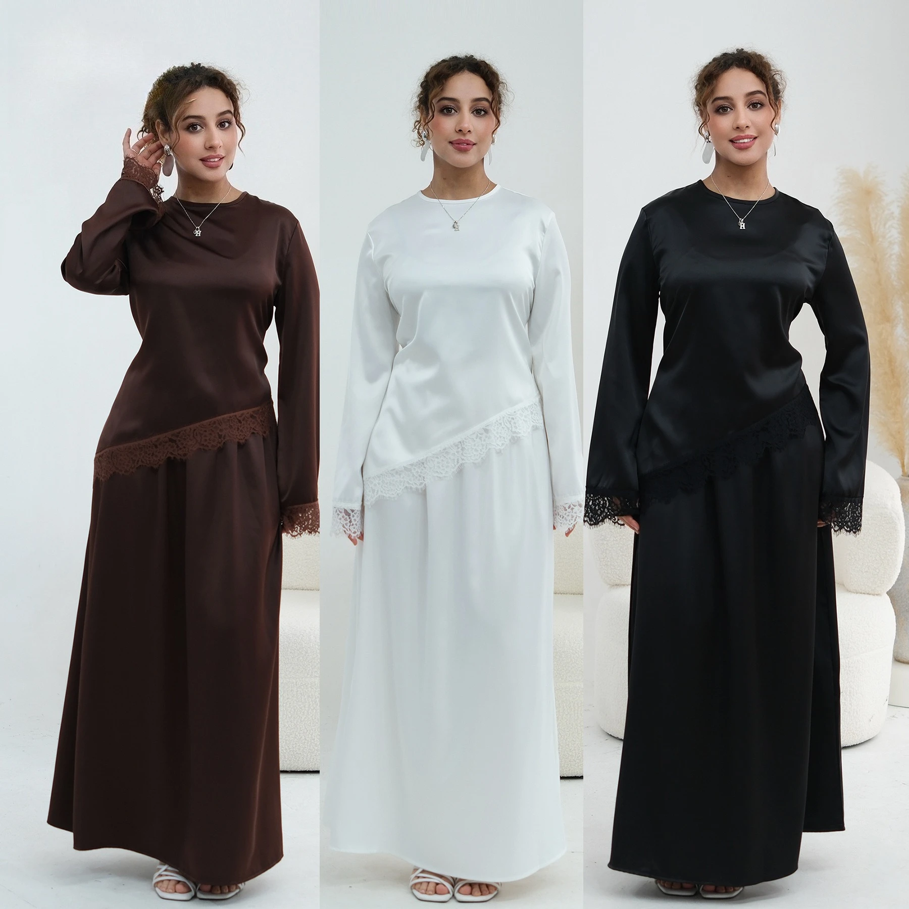 Eid 2 Piece Set Women Lace Top Skirt Suit Ramadan Morocco Dubai Islam Modest Blouse Skirts Ensemble Muslim Arabic Outfits 2026
Eid 2 Piece Set Women Lace Top Skirt Suit Ramadan Morocco Dubai Islam Modest Blouse Skirts Ensemble Muslim Arabic Outfits 2026