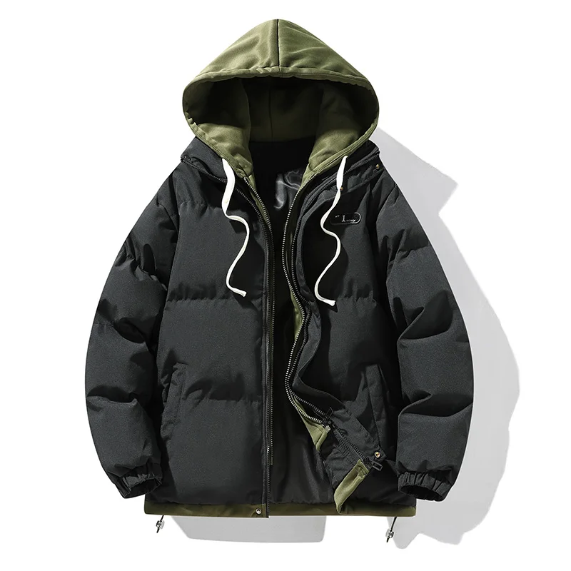 Новая повседневная утепленная хлопковая куртка для мужчин, зимнее теплое пальто с капюшоном, модная дутая куртка для пар, с хлопковым наполнителем.
Новая повседневная утепленная хлопковая куртка для мужчин, зимнее теплое пальто с капюшоном, модная дутая куртка для пар, с хлопковым наполнителем.