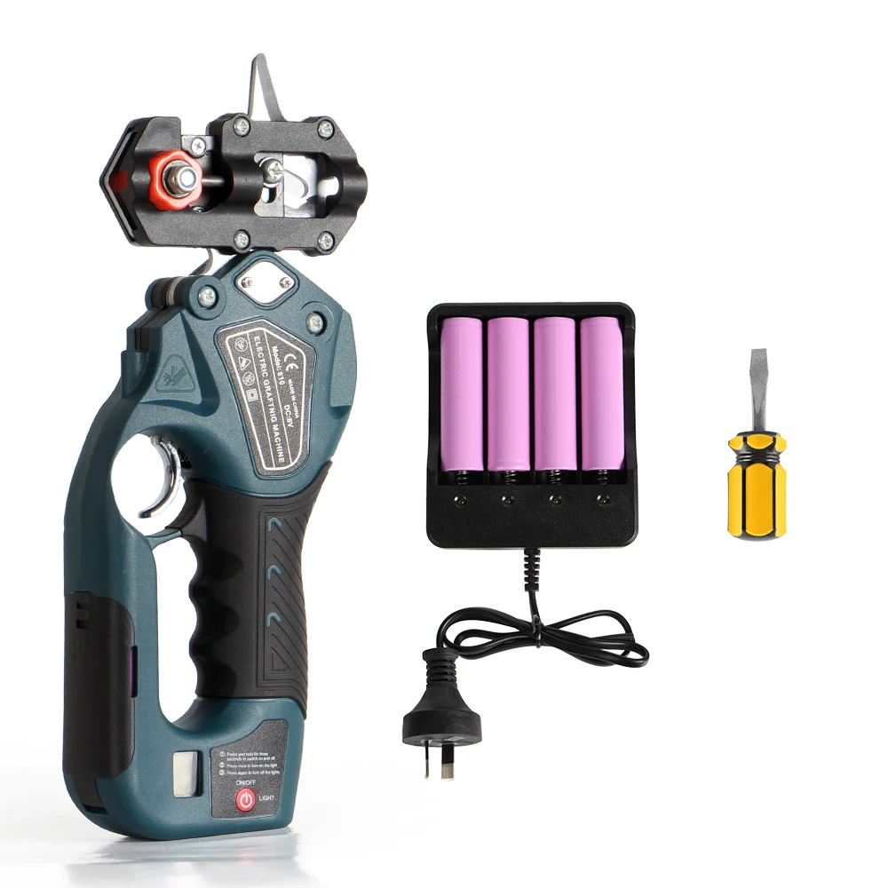 Fruit Tree Seedling Electric Grafting Machine, 8V 10mm Powder Electric Grafting Pruner Garden Tool Tree Grafting Cutter Tool
Fruit Tree Seedling Electric Grafting Machine, 8V 10mm Powder Electric Grafting Pruner Garden Tool Tree Grafting Cutter Tool