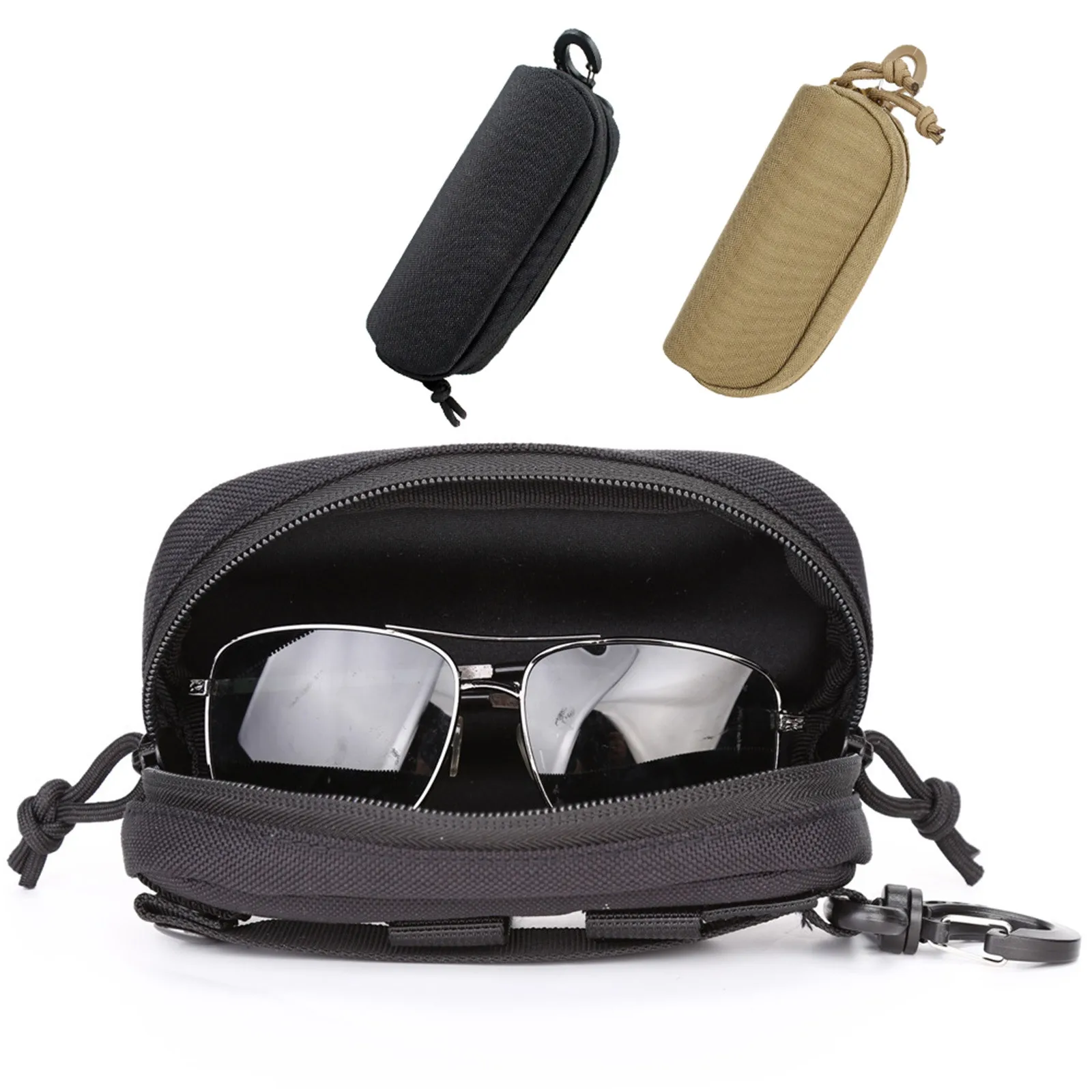 Outdoor Tactical Nylon Hard Case Glasses Box With Molle System Protection Box Accessory Pack Sunglasses Bag
Outdoor Tactical Nylon Hard Case Glasses Box With Molle System Protection Box Accessory Pack Sunglasses Bag