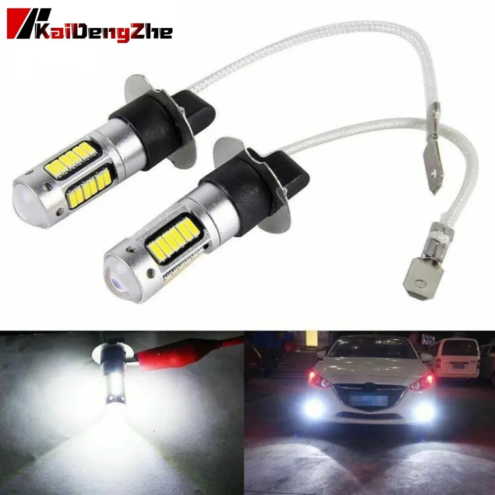 2PCS LED Anti Fog Light Bulbs H3 30SMD Car Driving Headlight 4014 Chip HighLight Super Bright Lighting Daytime Running Fog Lamp
2PCS LED Anti Fog Light Bulbs H3 30SMD Car Driving Headlight 4014 Chip HighLight Super Bright Lighting Daytime Running Fog Lamp