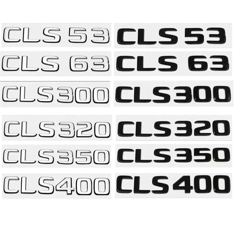 Car Trunk Letters Logo Emblem Badge Decals Sticker For Mercedes Benz CLS Class 53 63 CLS260 CLS300 CLS400 CLS350 CLS320 C257
Car Trunk Letters Logo Emblem Badge Decals Sticker For Mercedes Benz CLS Class 53 63 CLS260 CLS300 CLS400 CLS350 CLS320 C257