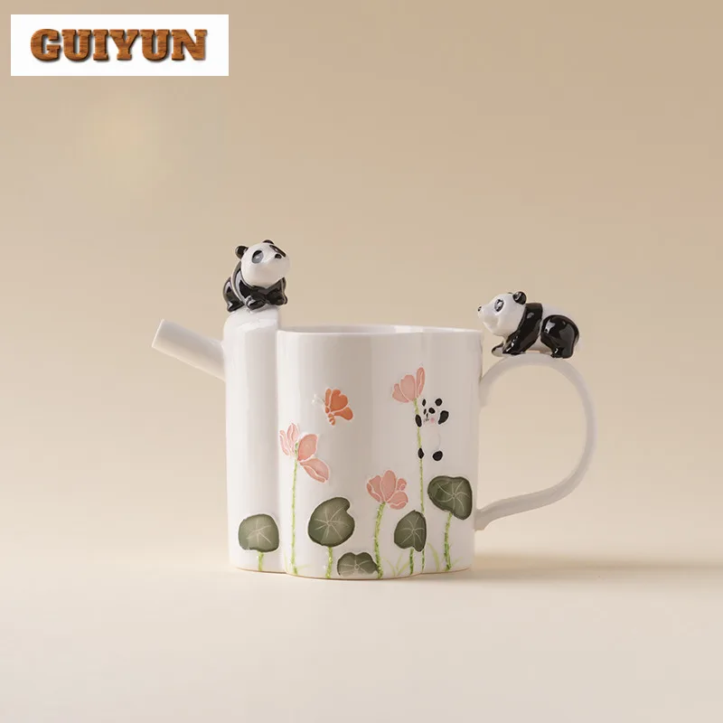 170ml Hand-painted Panda Playing With Lotus Tea Pitcher Divide Tea Cha Hai Dispenser Justice Cup Fair Mug Teaware Accessories
170ml Hand-painted Panda Playing With Lotus Tea Pitcher Divide Tea Cha Hai Dispenser Justice Cup Fair Mug Teaware Accessories
