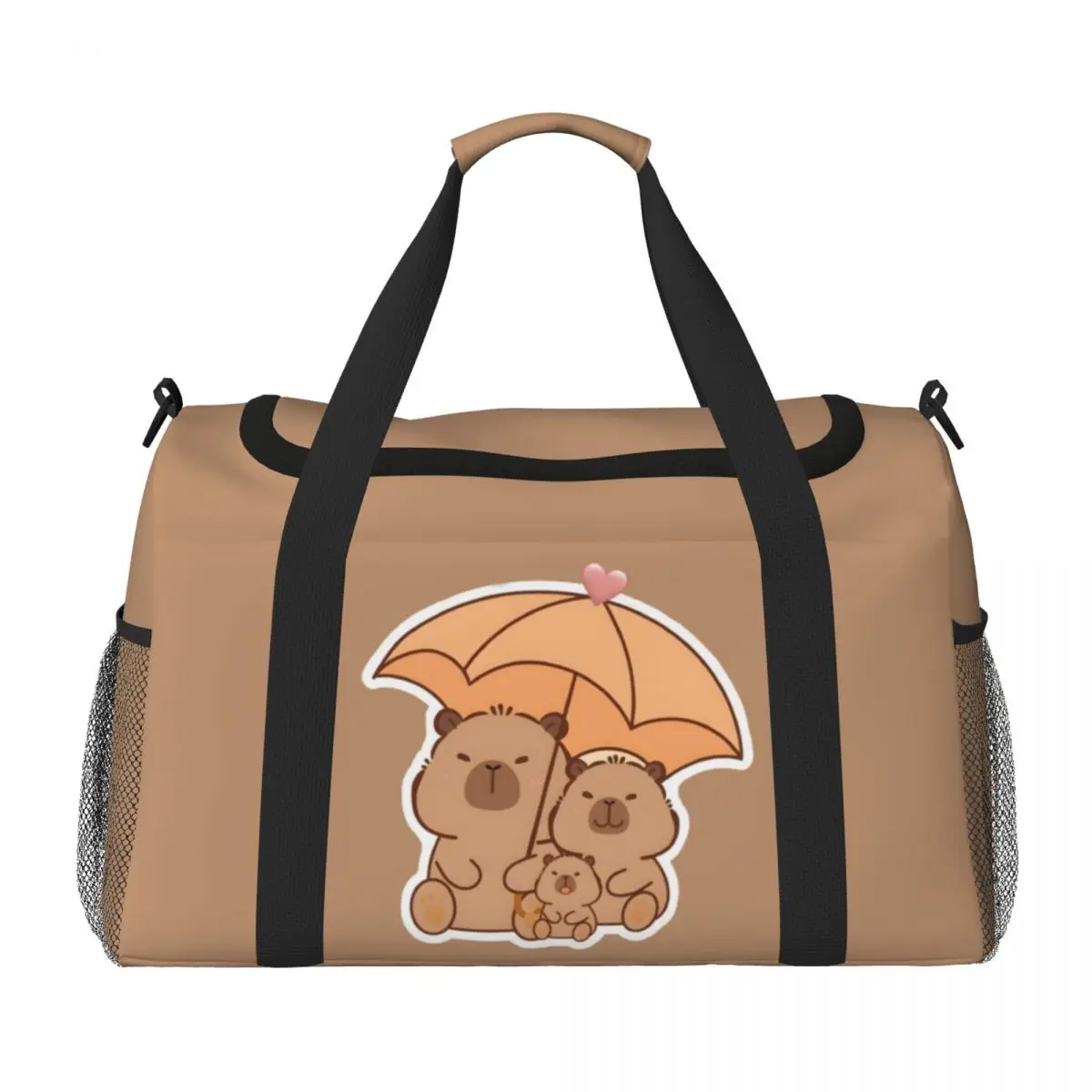 Cute Capibala Weekender Bags for Women, Travel Large Capacity Storage Bag Zipper Portable Sports Bag Versatile Gym Handbag
Cute Capibala Weekender Bags for Women, Travel Large Capacity Storage Bag Zipper Portable Sports Bag Versatile Gym Handbag