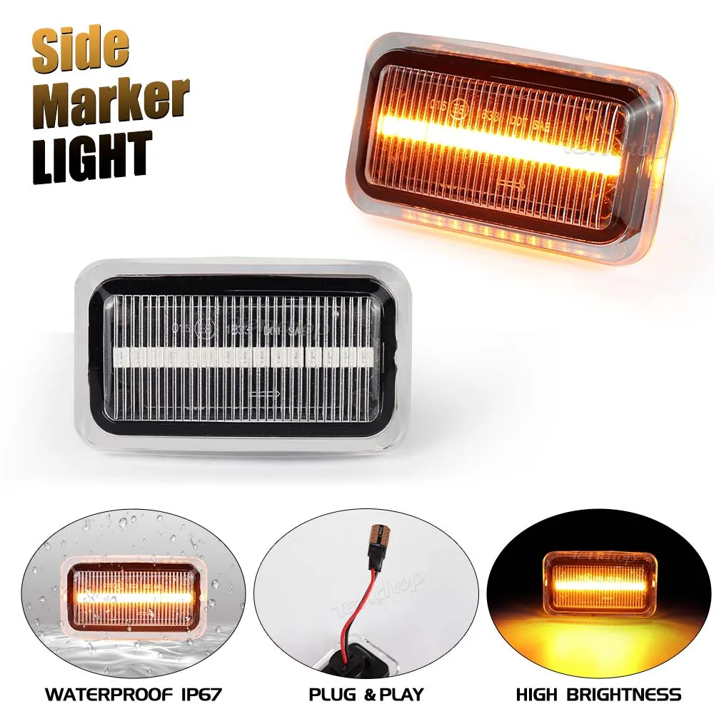 2PCS LED Dynamic Side Marker Light Turn Signal Lamp For Porsche 911 Carrera 924/924S 944 959 968 Audi VW Aston Martin
2PCS LED Dynamic Side Marker Light Turn Signal Lamp For Porsche 911 Carrera 924/924S 944 959 968 Audi VW Aston Martin