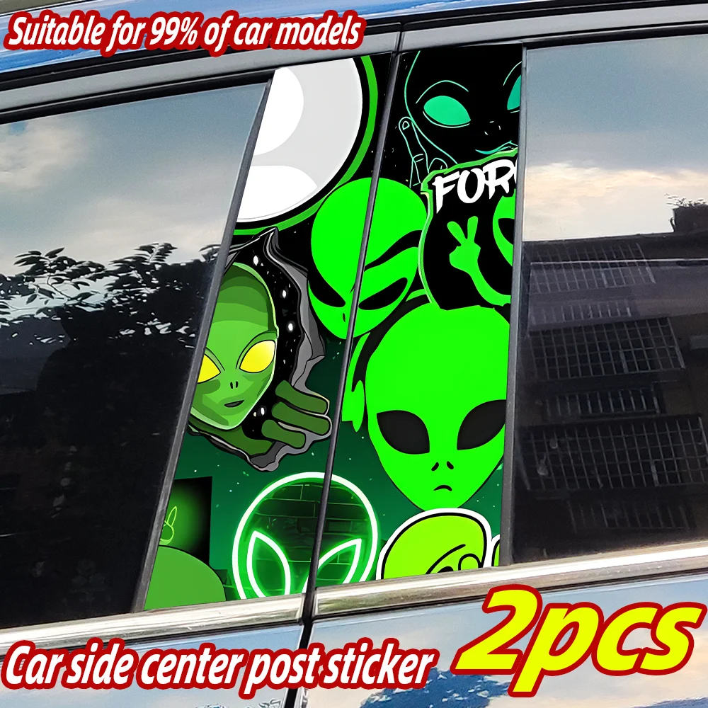Alien Car Stickers Funny Auto B Pillar Waterproof Sunscreen Decor Cover Scratches Car Door Pillar Vinyl Decals Accessories 
Alien Car Stickers Funny Auto B Pillar Waterproof Sunscreen Decor Cover Scratches Car Door Pillar Vinyl Decals Accessories
