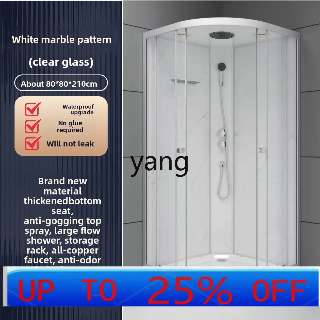 CX integral shower room bathroom household fan glass simple partition bath room 
CX integral shower room bathroom household fan glass simple partition bath room