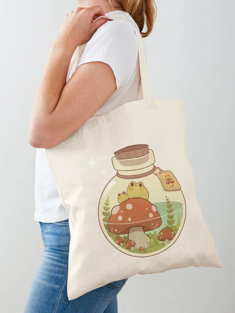 Frog and mushroom potion Tote Bag bag for beach great bag Customizable tote Cloth bags
Frog and mushroom potion Tote Bag bag for beach great bag Customizable tote Cloth bags