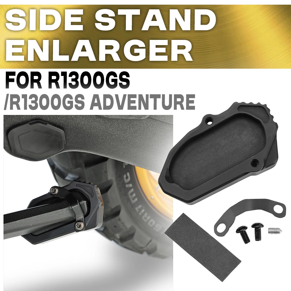 Side Stand Enlarger For BMW R 1300 GS R1300GS Adventure with Height Increase Black Foot Side Stand Extension Pad Support Plate
Side Stand Enlarger For BMW R 1300 GS R1300GS Adventure with Height Increase Black Foot Side Stand Extension Pad Support Plate