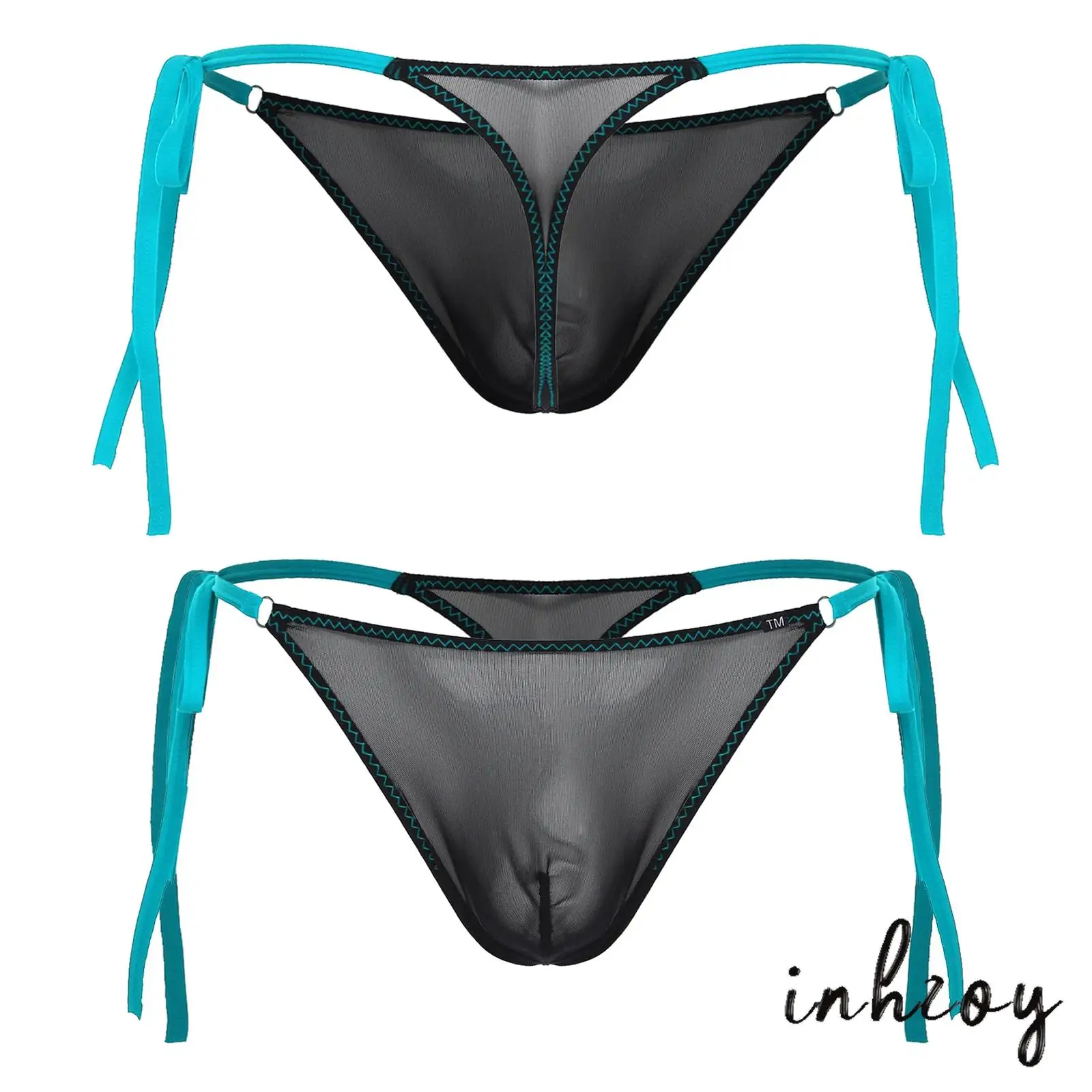 Mens Contrast Color Thong Lace-up Waist Bulge Mesh Crotch T-back Low Rise Bikini Briefs Swimwear See Through Underwear
Mens Contrast Color Thong Lace-up Waist Bulge Mesh Crotch T-back Low Rise Bikini Briefs Swimwear See Through Underwear