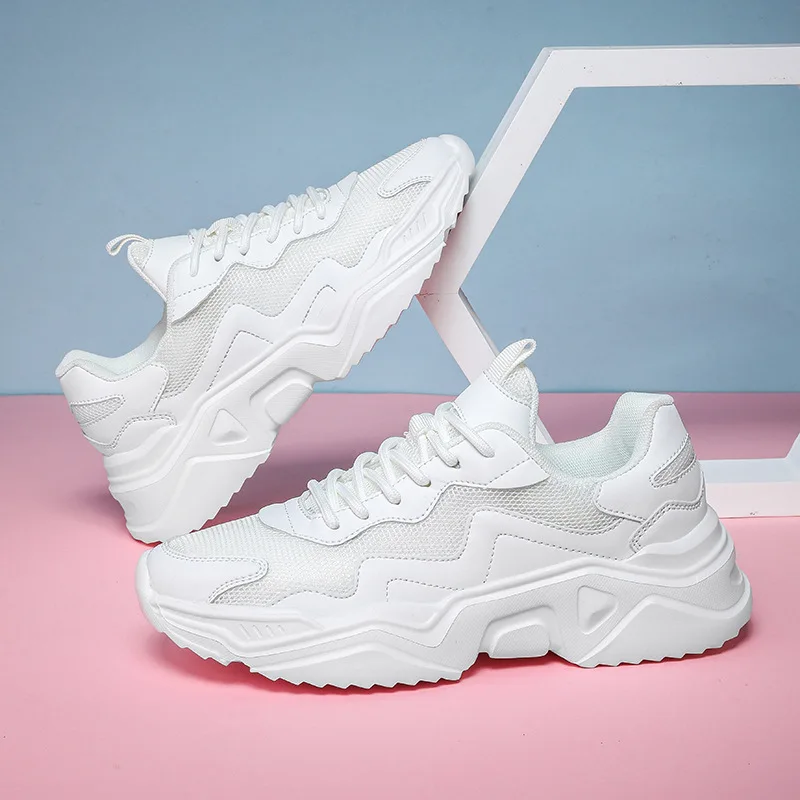 2026 Men's Chunky Sneakers Breathable Mesh Casual Shoes Thick Platform Sole Lace Up Sporty Shoes for Women Daily Walking Jogging
2026 Men's Chunky Sneakers Breathable Mesh Casual Shoes Thick Platform Sole Lace Up Sporty Shoes for Women Daily Walking Jogging