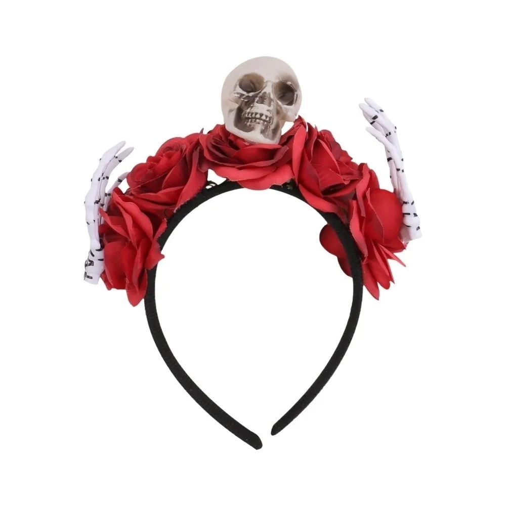 Halloween Hairband Flower Skull Bat Branch Headband Gothic Halloween Costume Role Playing Hair Accessories Party Decor
Halloween Hairband Flower Skull Bat Branch Headband Gothic Halloween Costume Role Playing Hair Accessories Party Decor