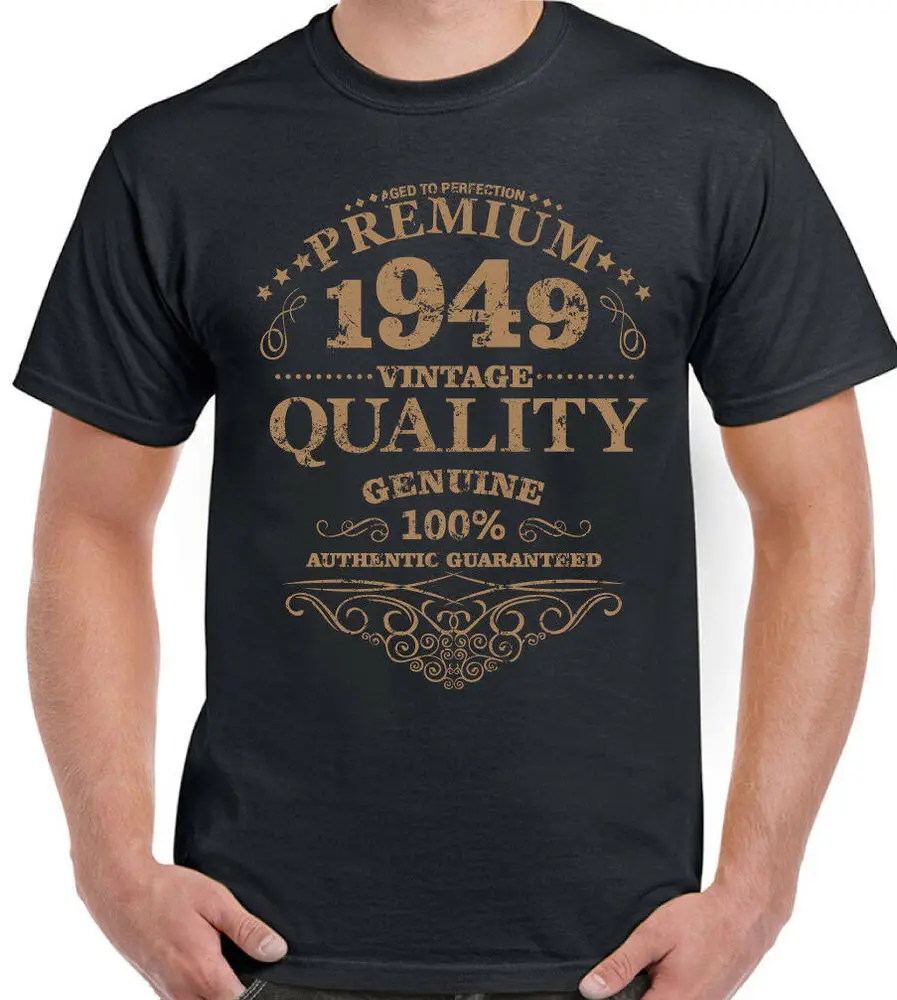 1949 Aged To Perfection Mens Funny 75 Year Old Present TEE Anime Graphic T-shirts For Men Clothing Women Short Sleeve Tees
1949 Aged To Perfection Mens Funny 75 Year Old Present TEE Anime Graphic T-shirts For Men Clothing Women Short Sleeve Tees
