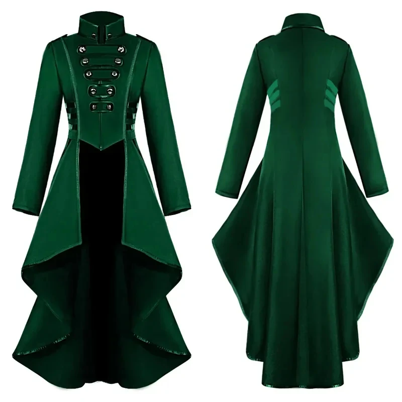 UUI1Medieval Dress Tuxedo Women's Lapel Retro Long TopM[[62
UUI1Medieval Dress Tuxedo Women's Lapel Retro Long TopM[[62