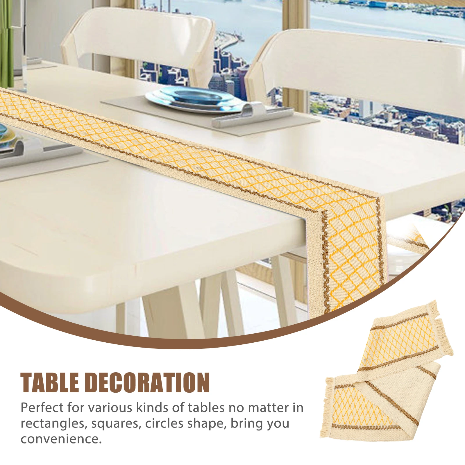 Decorative Table Runner Farmhouse Style Simple Elegant for Rectangle Tables Beach Country Wedding Event Party
Decorative Table Runner Farmhouse Style Simple Elegant for Rectangle Tables Beach Country Wedding Event Party