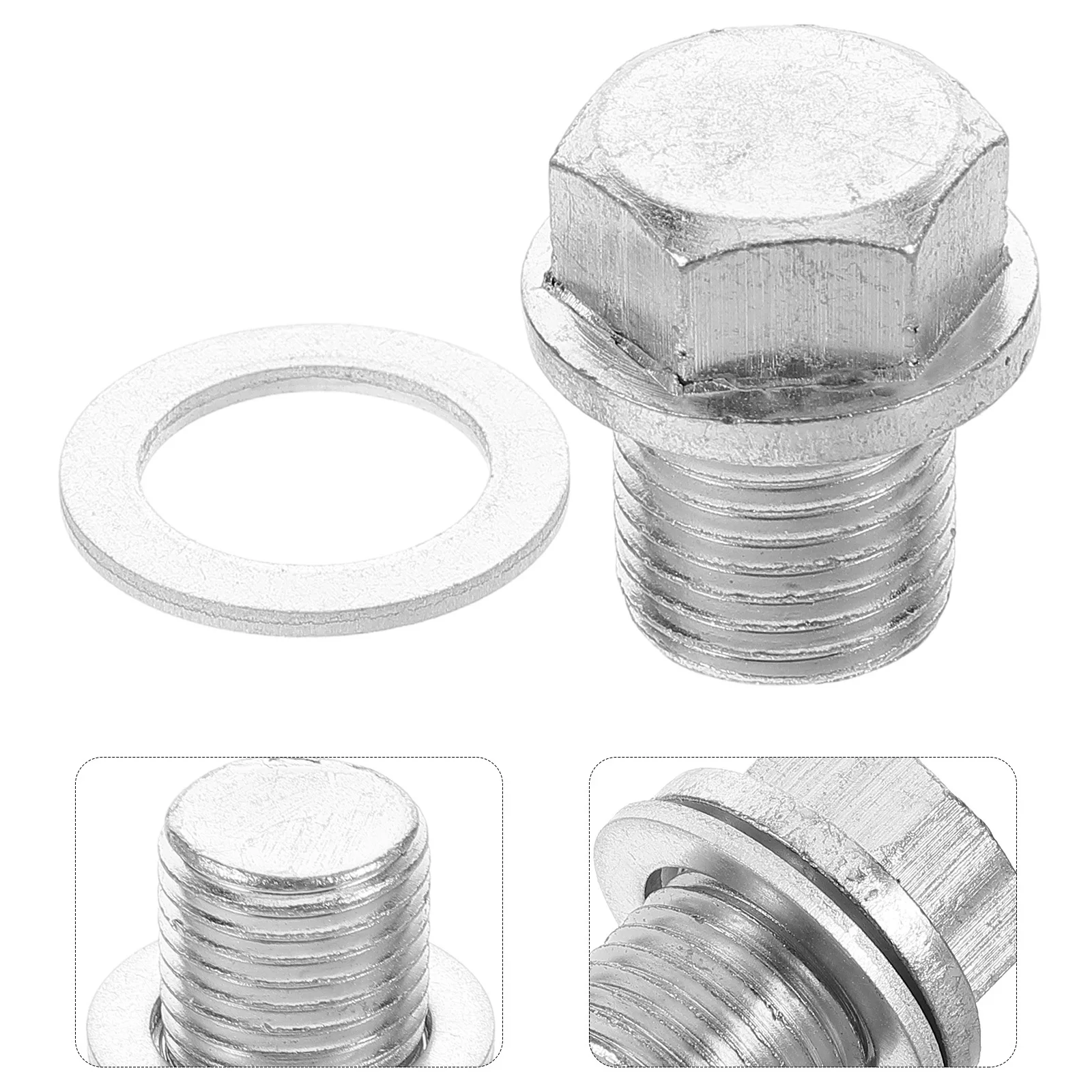 Engine Oil Drain Screw M15x1.5 Leak Proof Oil Pan Plug Replacement Gasket Automotive Repair Replacement Part Plug
Engine Oil Drain Screw M15x1.5 Leak Proof Oil Pan Plug Replacement Gasket Automotive Repair Replacement Part Plug