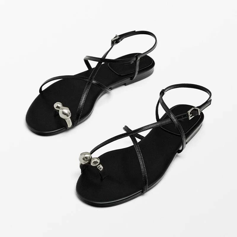 Withered French Countryside Lazy Women's Shoes Leather Flat Bottomed Open Toed Roman Shoes Flat Heel Slim Strap Sandals Shoes
Withered French Countryside Lazy Women's Shoes Leather Flat Bottomed Open Toed Roman Shoes Flat Heel Slim Strap Sandals Shoes