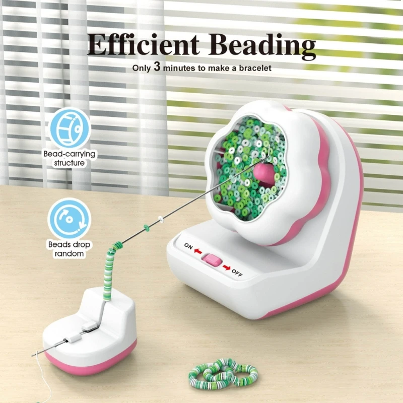 Efficient Beading Device Professional Beading Tool Electric Bead Spinner Versatile Bead Stringing Machine for DIY Lover
Efficient Beading Device Professional Beading Tool Electric Bead Spinner Versatile Bead Stringing Machine for DIY Lover
