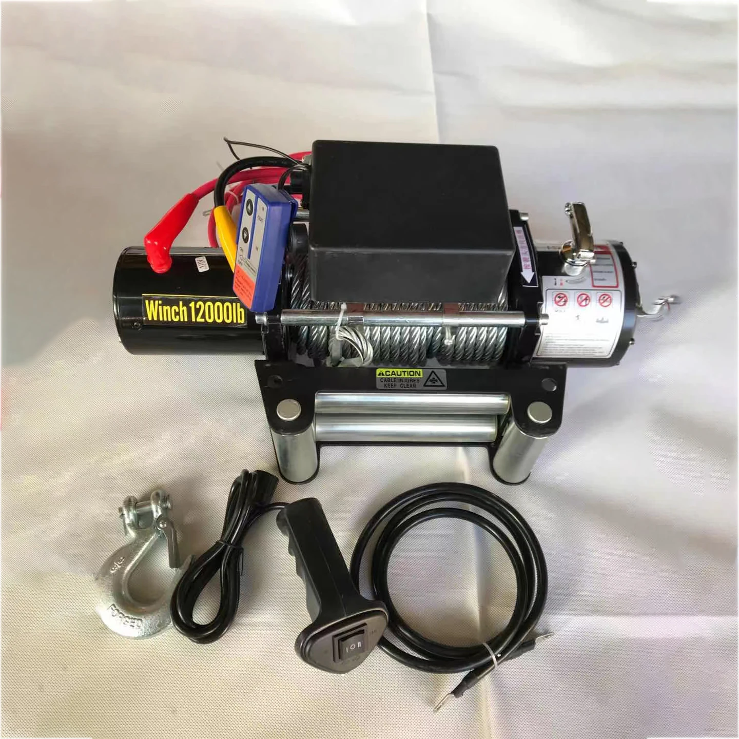12V Heavy Duty 12000lbs Electric Winch Corrosion Resistant Stainless Steel Wire for Off-Road Adventure Recovery Tool Pro
12V Heavy Duty 12000lbs Electric Winch Corrosion Resistant Stainless Steel Wire for Off-Road Adventure Recovery Tool Pro