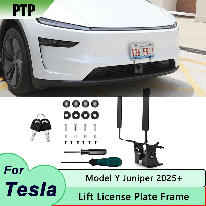 Front License Plate Frame For Tesla Model Y Juniper 2025 Metal License Plate Holder Mount with Lock No Drilling Car Accessories
Front License Plate Frame For Tesla Model Y Juniper 2025 Metal License Plate Holder Mount with Lock No Drilling Car Accessories