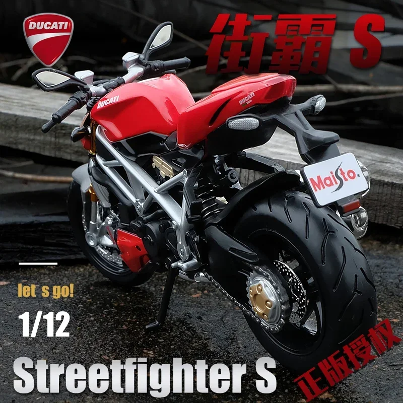 Maisto 1:12 DUCATI Streetfighter S оригинальная авторизованная имитация сплава модель мотоцикла игрушечный автомобиль коллекционирование
Maisto 1:12 DUCATI Streetfighter S оригинальная авторизованная имитация сплава модель мотоцикла игрушечный автомобиль коллекционирование