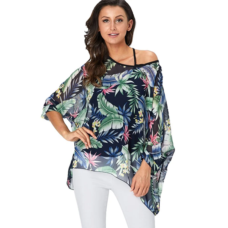 BHflutter Sexy Off Shoulder Tops Women New Arrival Batwing Casual Summer Blouse Shirt Floral Print Harajuku Chiffon Blouses 2019
BHflutter Sexy Off Shoulder Tops Women New Arrival Batwing Casual Summer Blouse Shirt Floral Print Harajuku Chiffon Blouses 2019