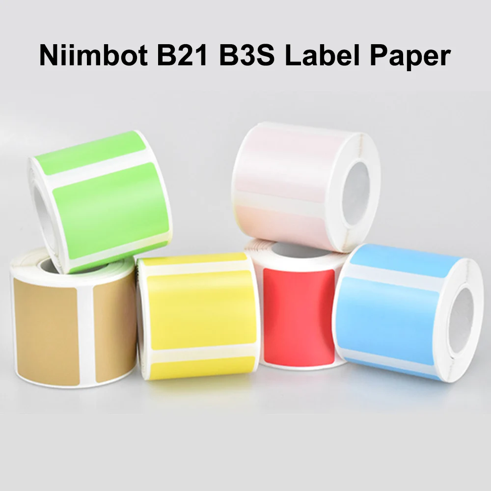NiiMbot B21 Label Printer Label Paper Waterproof Anti-Oil Tear-Resistant Price Tag Pure Color Scratch-Resistant Label Sticker
NiiMbot B21 Label Printer Label Paper Waterproof Anti-Oil Tear-Resistant Price Tag Pure Color Scratch-Resistant Label Sticker