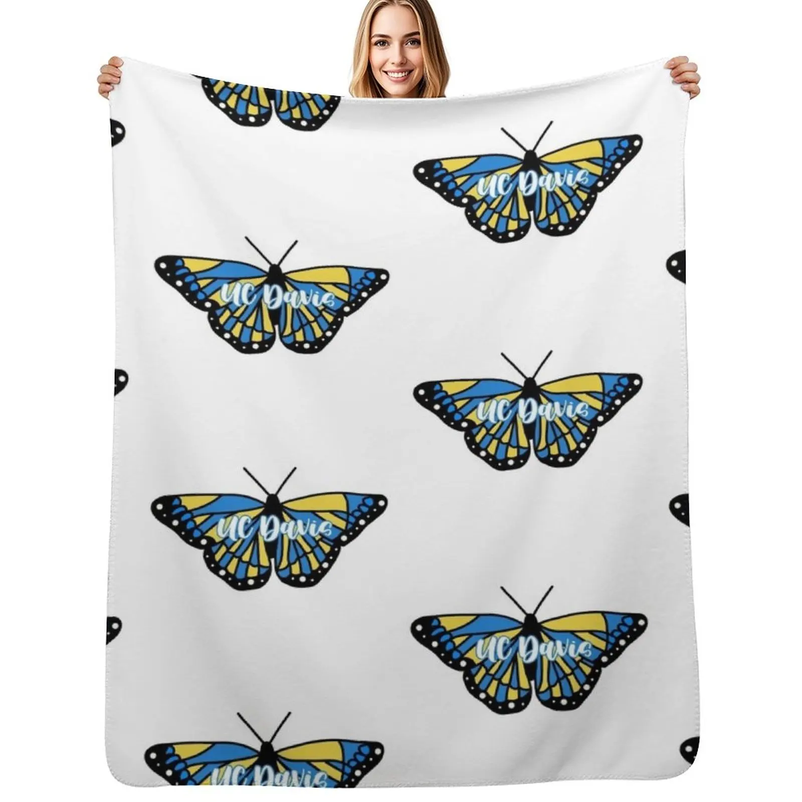 UC Davis Throw Blanket Warm Comfortable Blanket for Office Napping
UC Davis Throw Blanket Warm Comfortable Blanket for Office Napping