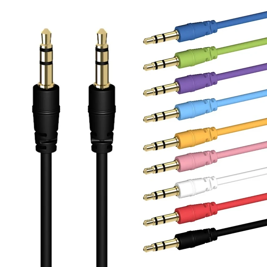 200pcs 1M 3.5mm Jack Car Aux Cable Headphone Extension Audio Connector Cord Wire For Headset Speaker Phone MP3 Laptop
200pcs 1M 3.5mm Jack Car Aux Cable Headphone Extension Audio Connector Cord Wire For Headset Speaker Phone MP3 Laptop