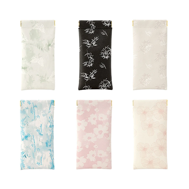 Glasses Bag PU Leather Glasses Storage Bag Automatic Closing Sunglasses Pouch Retro Printed Eyewear Case 
Glasses Bag PU Leather Glasses Storage Bag Automatic Closing Sunglasses Pouch Retro Printed Eyewear Case