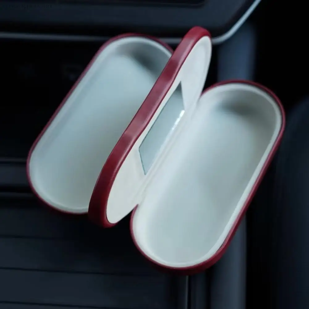 Противоударная двухслойная коробка для очков, роскошное встроенное зеркало, твердый футляр для очков, защитные чехлы для очков из искусственной кожи, женские очки 
Противоударная двухслойная коробка для очков, роскошное встроенное зеркало, твердый футляр для очков, защитные чехлы для очков из искусственной кожи, женские очки