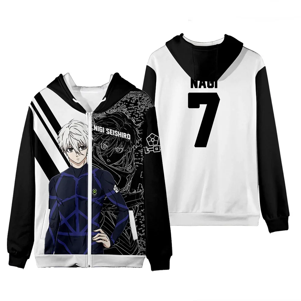 Men Women Casual Fashion Oversized Sweatshirts Zipper Hoodie Male Tracksuit Man Clothing Autumn Anime Blue Lock 3D Print Hoodies
Men Women Casual Fashion Oversized Sweatshirts Zipper Hoodie Male Tracksuit Man Clothing Autumn Anime Blue Lock 3D Print Hoodies