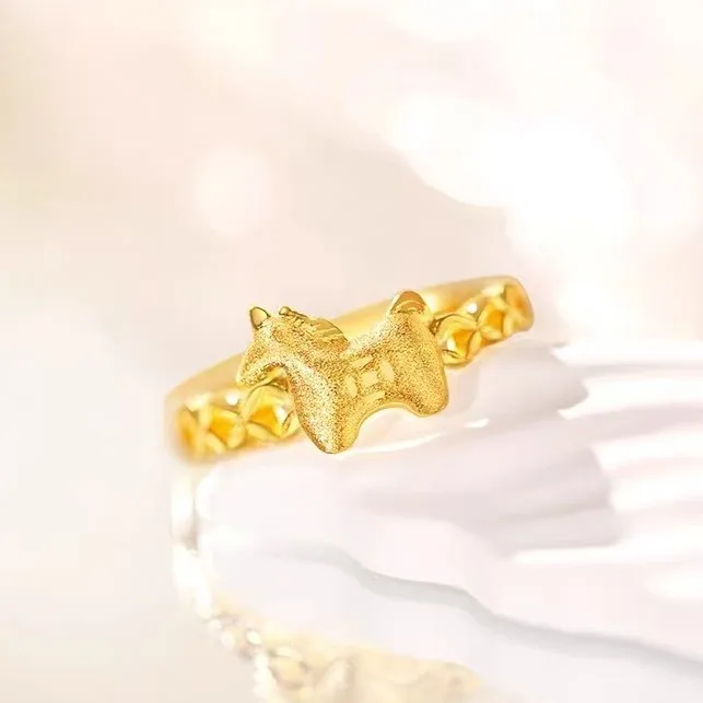 Kt 14 Gold Color Cute Pony Open Ring for Women Girlfriend Valentine's Day Birthday Jewelry Ring Gifts Not Fade
Kt 14 Gold Color Cute Pony Open Ring for Women Girlfriend Valentine's Day Birthday Jewelry Ring Gifts Not Fade