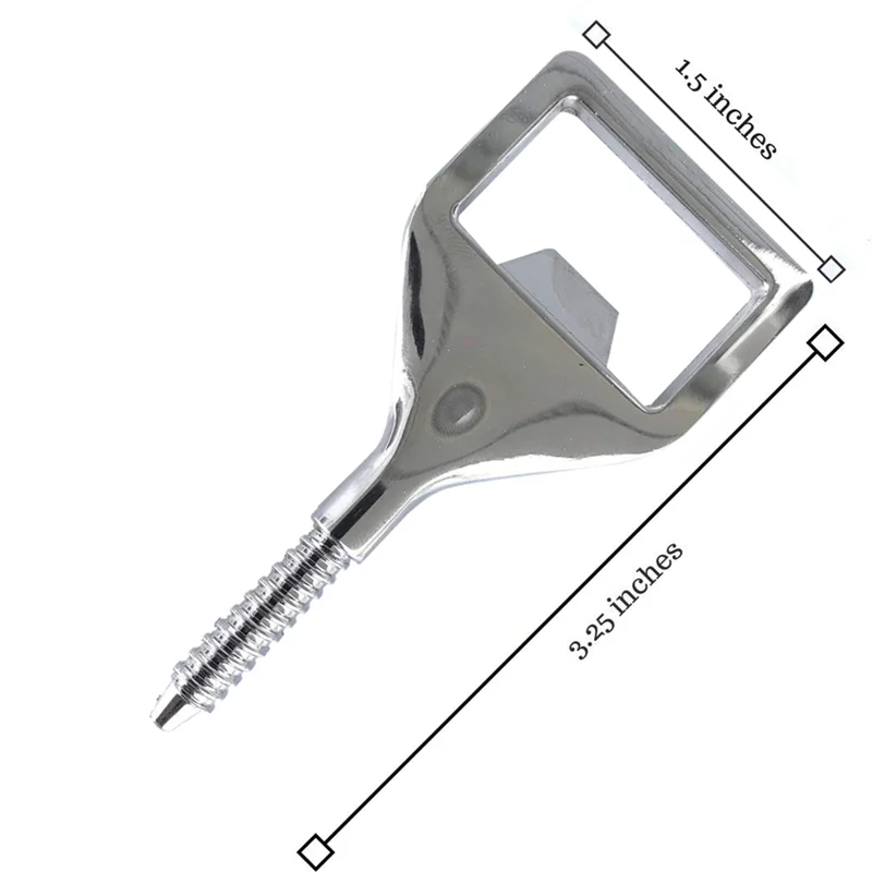 Metal Bottle Opener Blank Stainless Steel Flat Bottle Opener Inserts Kit Threaded Beer Opener Hardware for Party M
Metal Bottle Opener Blank Stainless Steel Flat Bottle Opener Inserts Kit Threaded Beer Opener Hardware for Party M