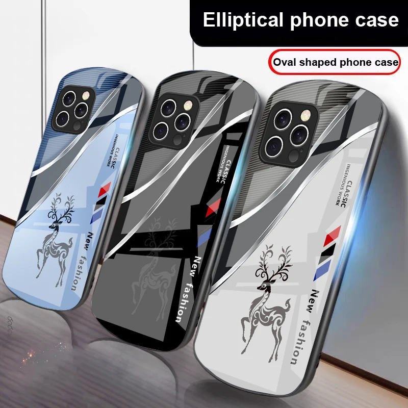 Gradient Blue Deer Pattern For IPhone 16 Pro Max 16e 15 Pro 14 13 12 Mini 11 XS Max XR 7 8 Plu SE 22 Elliptical Glass Phone Case
Gradient Blue Deer Pattern For IPhone 16 Pro Max 16e 15 Pro 14 13 12 Mini 11 XS Max XR 7 8 Plu SE 22 Elliptical Glass Phone Case
