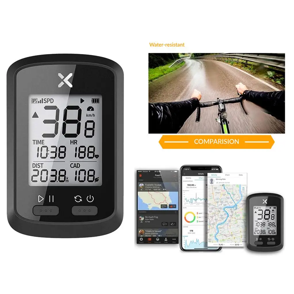 + Компьютер, Спидометр Водонепроницаемый дорожный MTB Cadence Велосипедный компьютер
+ Компьютер, Спидометр Водонепроницаемый дорожный MTB Cadence Велосипедный компьютер