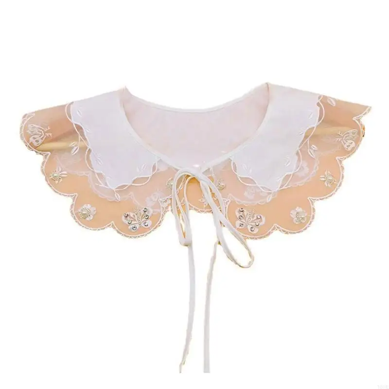 Sweet Polyester Embroidery Flower Lace Collar Fabric Sewing Applique DIY Guipure Ribbon Trim Neckline Wedding Decor Y08E
Sweet Polyester Embroidery Flower Lace Collar Fabric Sewing Applique DIY Guipure Ribbon Trim Neckline Wedding Decor Y08E