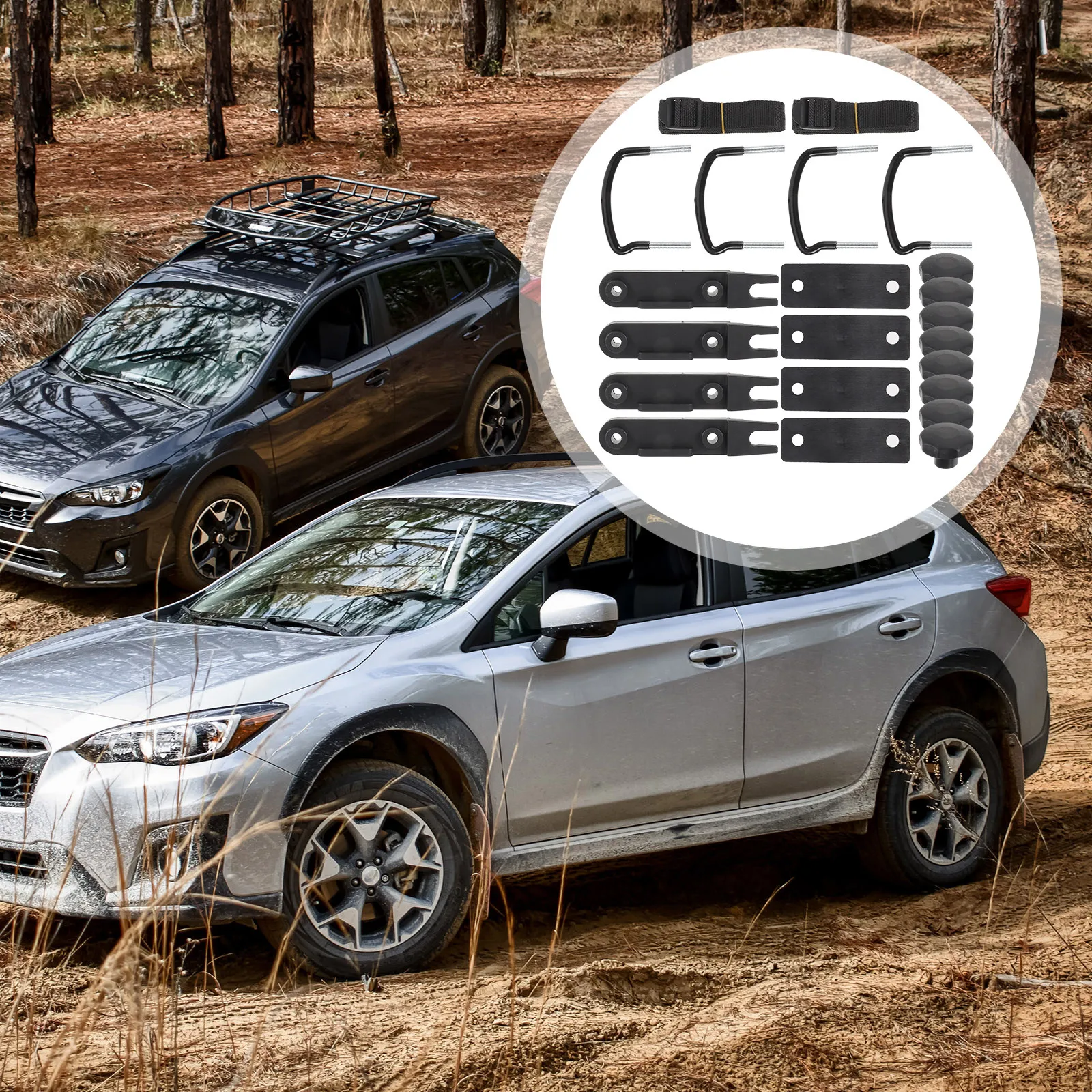 1Set U Bracket Roof Rack Mounting Fitting Cargo Carrier Bolt Clamp Kit Universal Roof Box Clips Lock Nuts Car Van Installation
1Set U Bracket Roof Rack Mounting Fitting Cargo Carrier Bolt Clamp Kit Universal Roof Box Clips Lock Nuts Car Van Installation